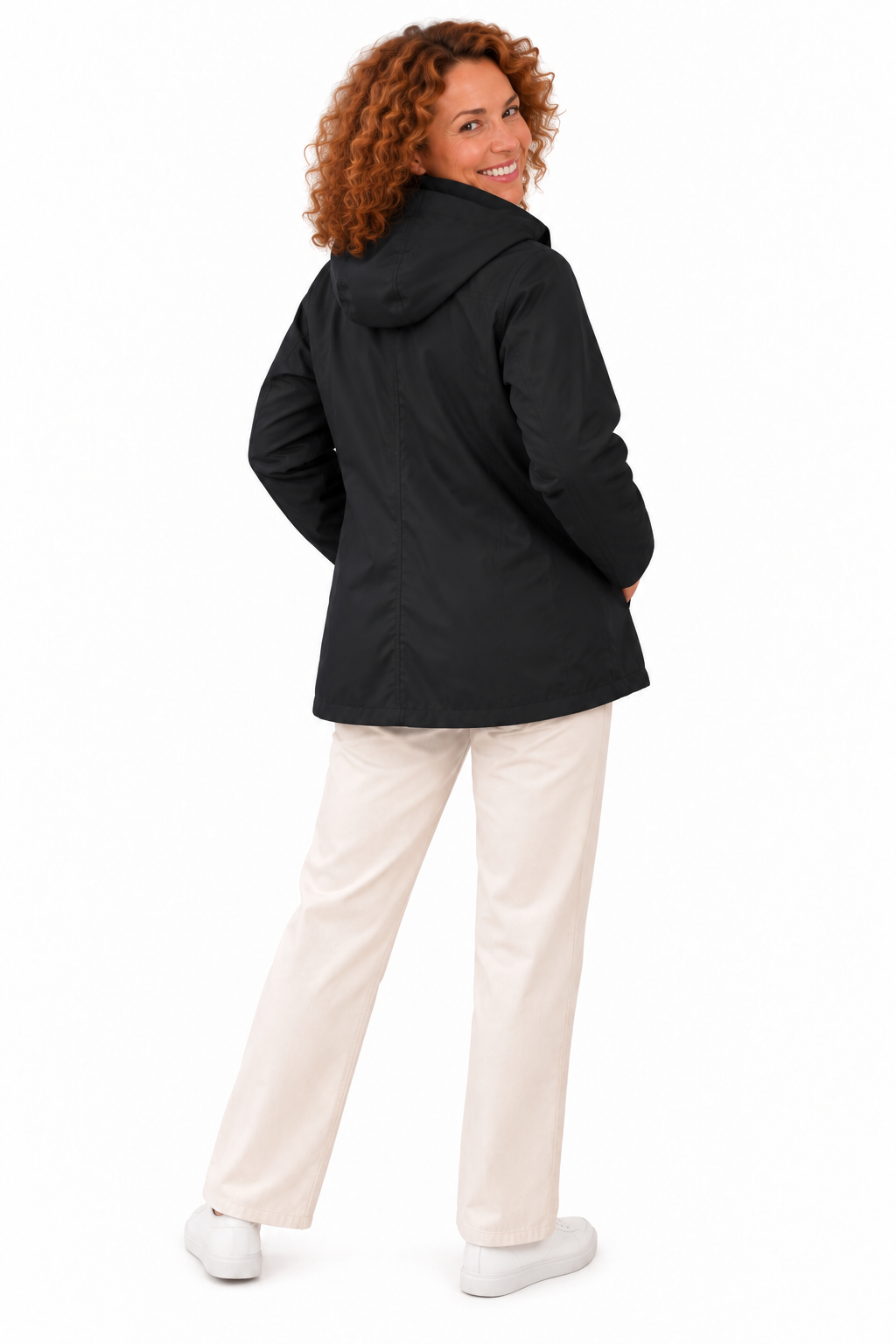 VIVIENNE – Hooded Rain Jacket with Zipper