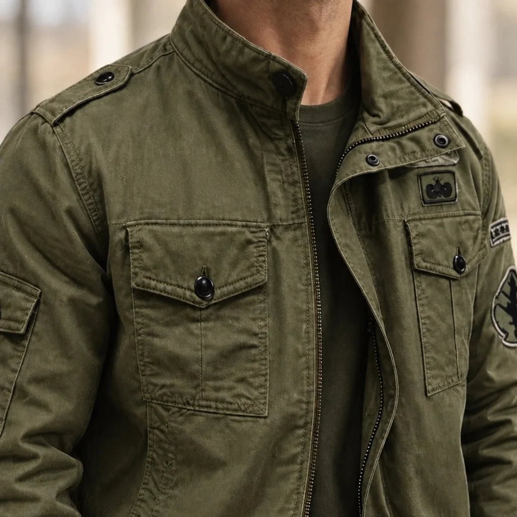 Nicholas – Structured Military Jacket