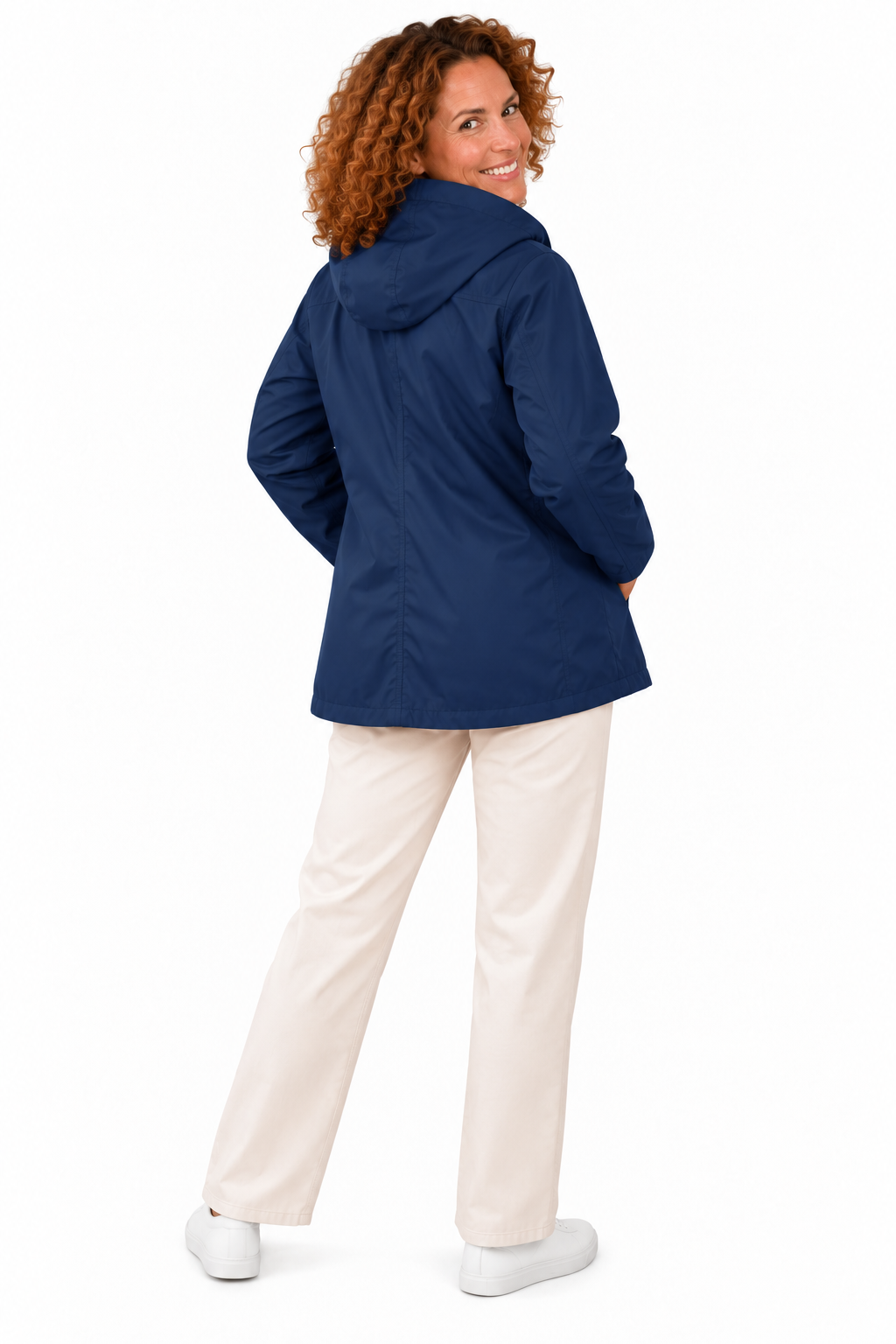 VIVIENNE – Hooded Rain Jacket with Zipper