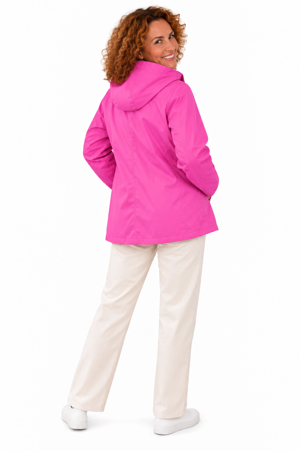 VIVIENNE – Hooded Rain Jacket with Zipper