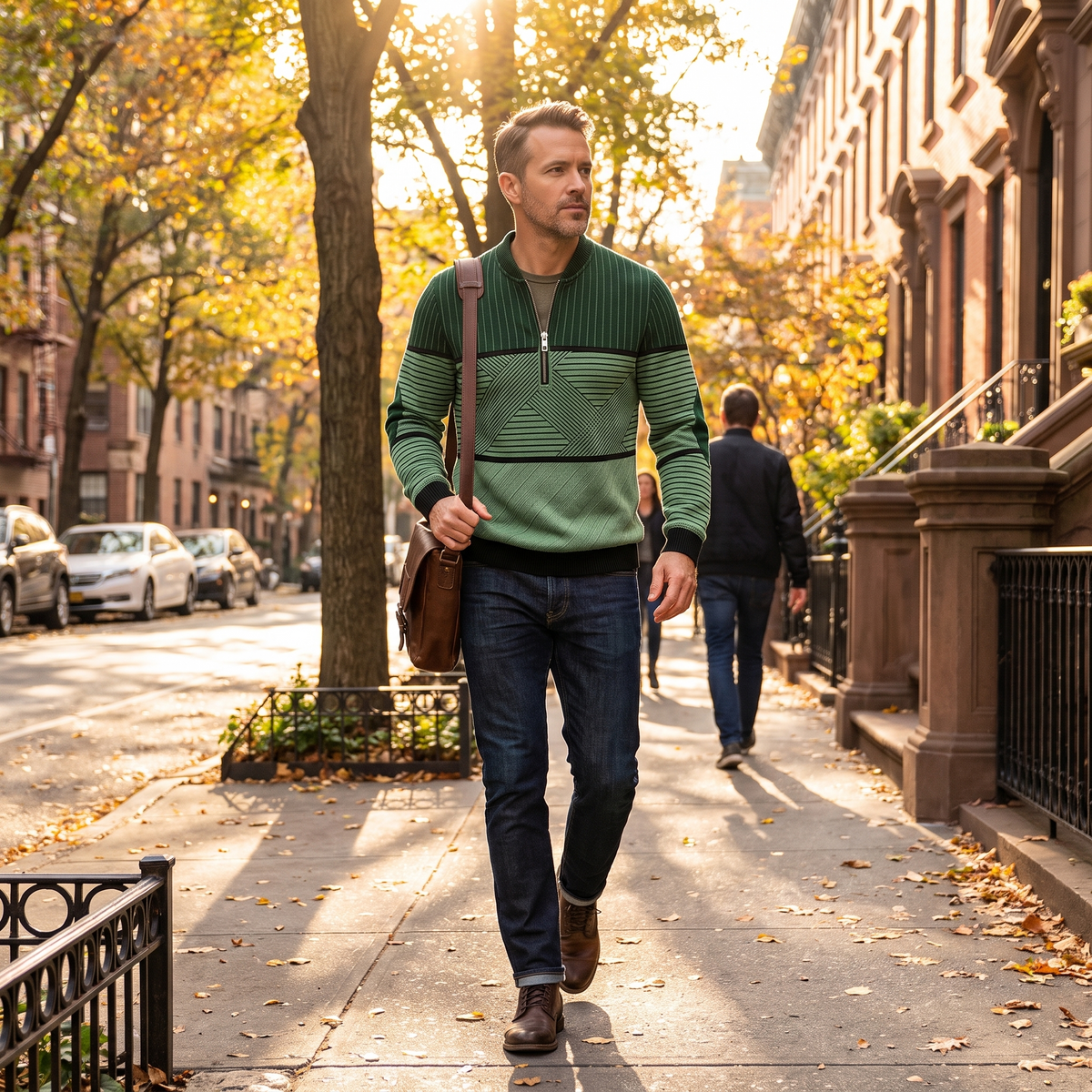 Viktor™ Half-Zip Men's Sweater (1 + 1 = FREE)